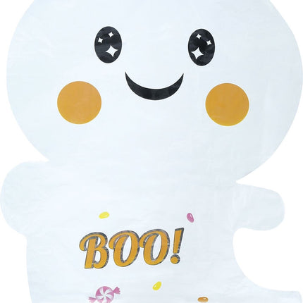 Halloween Helium Balloon, White Ghost, Empty, 75 cm
