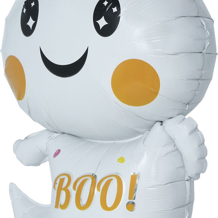 Halloween Helium Balloon, White Ghost, Empty, 75 cm
