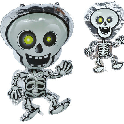 Halloween Helium Skeleton Balloon (Empty), 65 cm