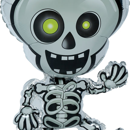 Halloween Helium Skeleton Balloon (Empty), 65 cm