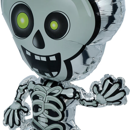 Halloween Helium Skeleton Balloon (Empty), 65 cm