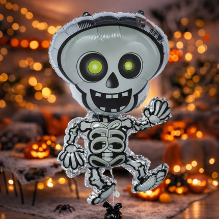 Halloween Helium Skeleton Balloon (Empty), 65 cm