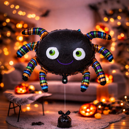 Halloween Helium Balloon Spider (Empty) 75 cm