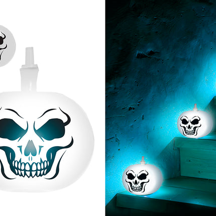 Halloween Pumpkin Balloon with Light, 20 cm