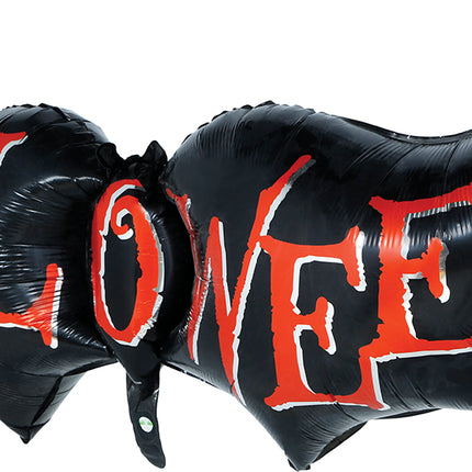 Halloween Foil Balloon - Bat (Unfilled), 1 m
