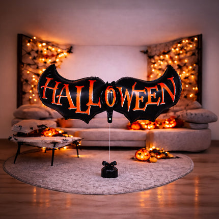 Halloween Foil Balloon - Bat (Unfilled), 1 m
