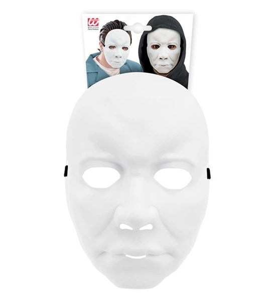 White Mime Face Mask