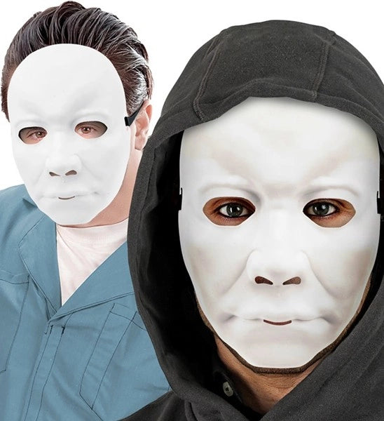White Mime Face Mask