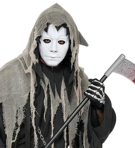 White Mime Face Mask