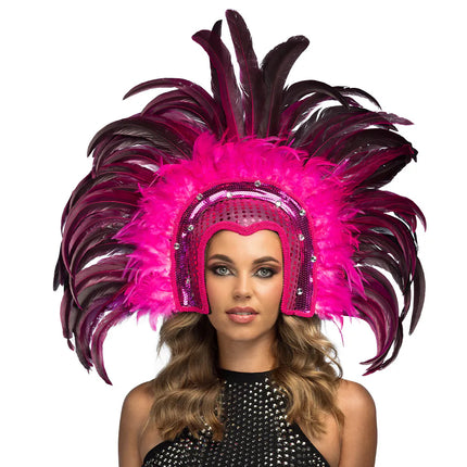 Samba Pink Headpiece