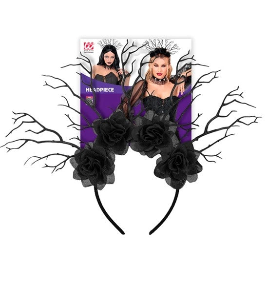 Dark Queen Headpiece, Black