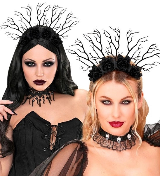 Dark Queen Headpiece, Black