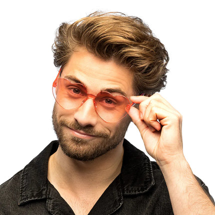 Festival Hearts Red Party Glasses