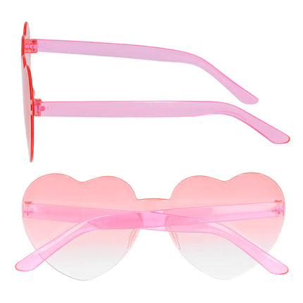 Festival Hearts Red Party Glasses