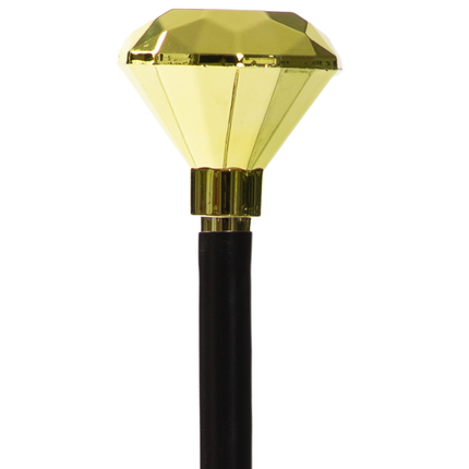 Gold and Black Magic Wand, 1.05 m, 3-piece