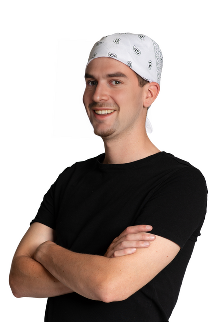 White Bandana, 52 cm