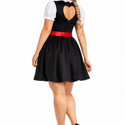 Red Dirndl Dress for Oktoberfest: Rosalie