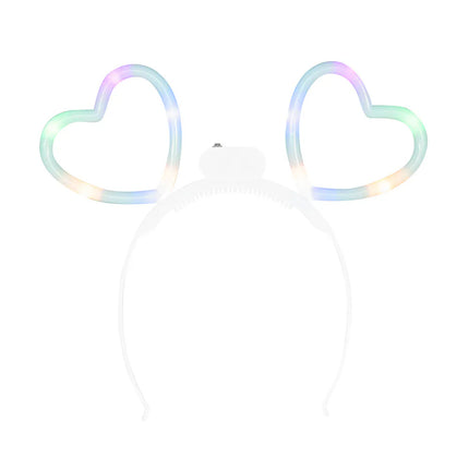 Glowing Hearts LED Headband