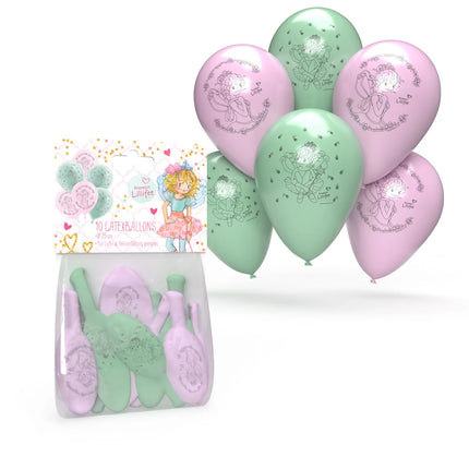 Princess Lillifee Balloons, 25 cm, 10-pack