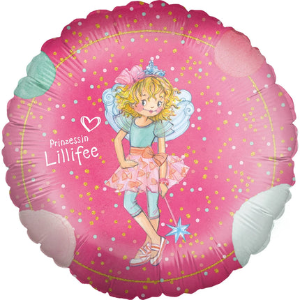 Princess Lillifee Helium Balloon, Pink, Empty, 45 cm