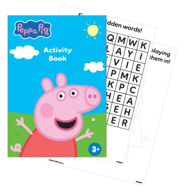 4 PEPPA PIG PTY ACTIVITY BOOKS van Unique koop je bij Partywinkel