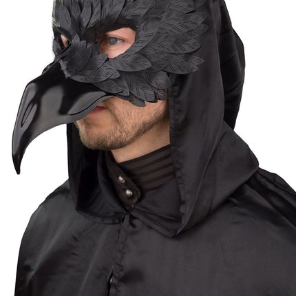 Men's Halloween Raven Mask