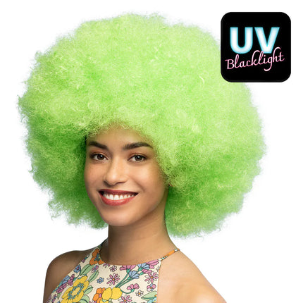 Sugar Wig, Neon Green, UV