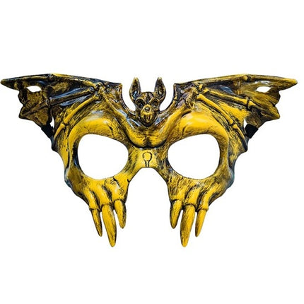 SKULL BAT EYE MASK - HARD PLASTIC