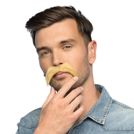 Blond mustache
