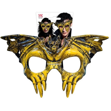 SKULL BAT EYE MASK - HARD PLASTIC