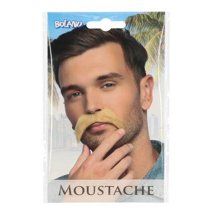Blond mustache