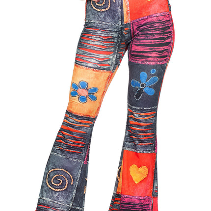 Hippie 60S Pants Ladies Shapes