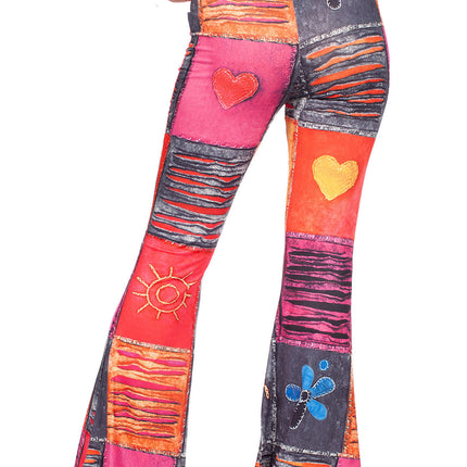 Hippie 60S Pants Ladies Shapes