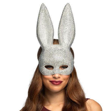 Bunny Diamond Half Mask