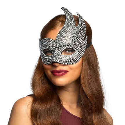 Rhinestone Diva Eye Mask