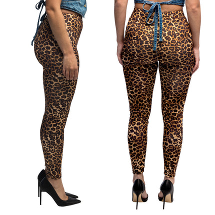 Leopard-Print Leggings