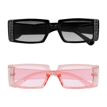 Set of 2 Escape Party Glasses (Black and Pink)