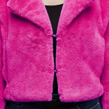 Fluffy Rave Pink Jacket (M/L)