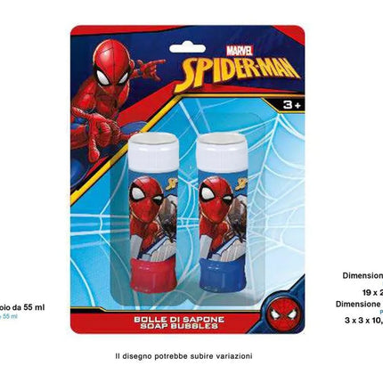Bubble Blower Spiderman 2pcs