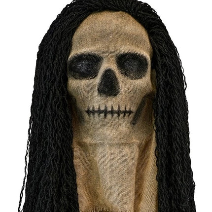 SKULL MASK WITH CAPE AND HAIR