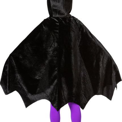 Black and Purple Bat Costume for Kids