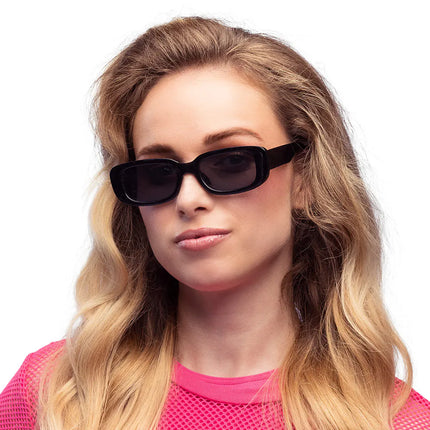 Techno Black Party Glasses