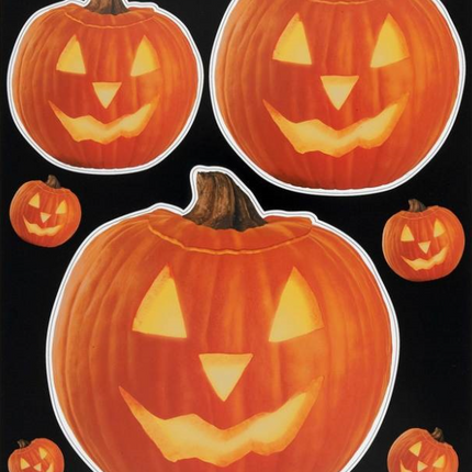 PUMPKIN GLOW WINDOW CLING