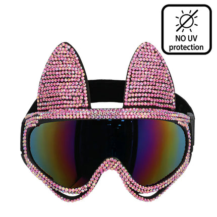 Glam Cat Party Ski Goggles