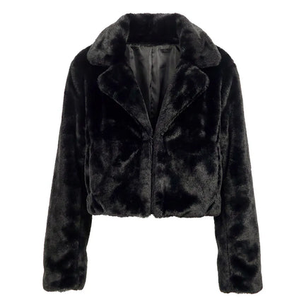 Fluffy Rave Jacket, Black (M/L)