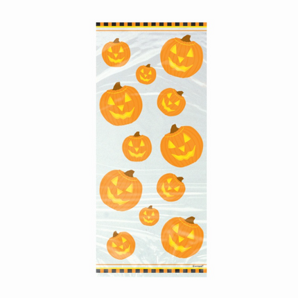 20 PUMPKIN GLOW CELLO BAGS
