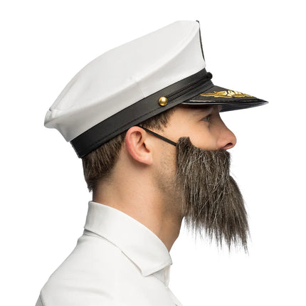 Sea Captain Set (cap, beard, and pipe)