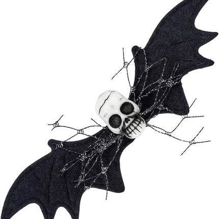 CHILD'S BAT SKULL HAIR CLIP