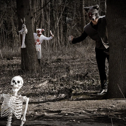 Skinny Skeleton Wall Decoration (160 cm)