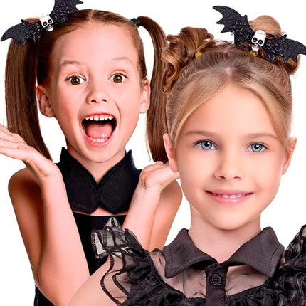 CHILD'S BAT SKULL HAIR CLIP